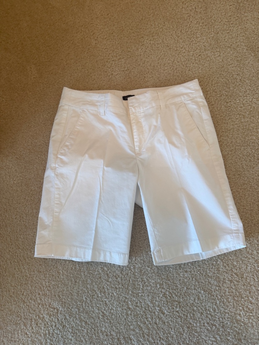 J. Crew Factory White Women's Bermuda Shorts